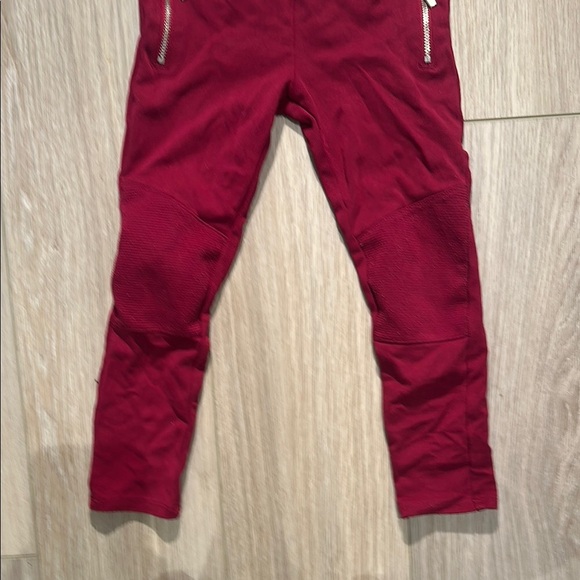 George Red Sweatpants with Elastic Waistband and Tapered Legs - Picture 3 of 5